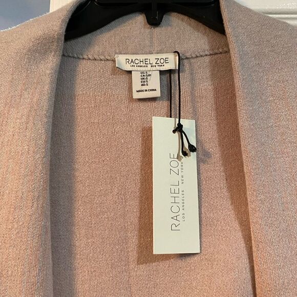 NWT Rachel Zoe Pink and Grey Cardigan - Picture 4 of 11